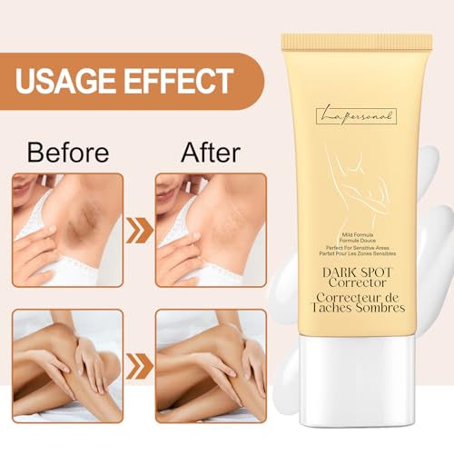 LA.PERSONAL Dark Spot Cream for Body, Underarm, Knees, Elbows, Private Bikini Line, Inner Thigh, Moisturizes Body for Women and Men 2.14oz