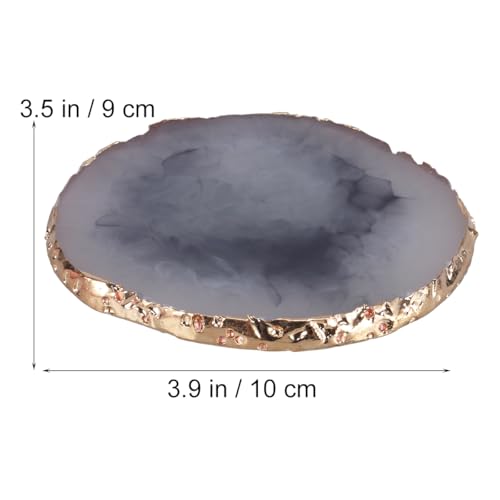 Lurrose Resin Nail Art Palette - Mixing Tray for Nail Polish