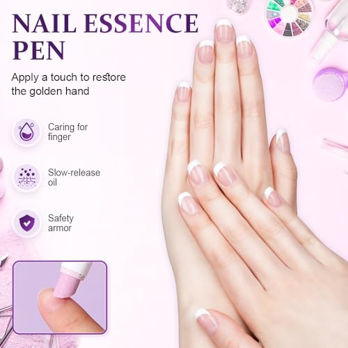 3-in-1 Nail Care Pen with Cuticle Oil & Pusher