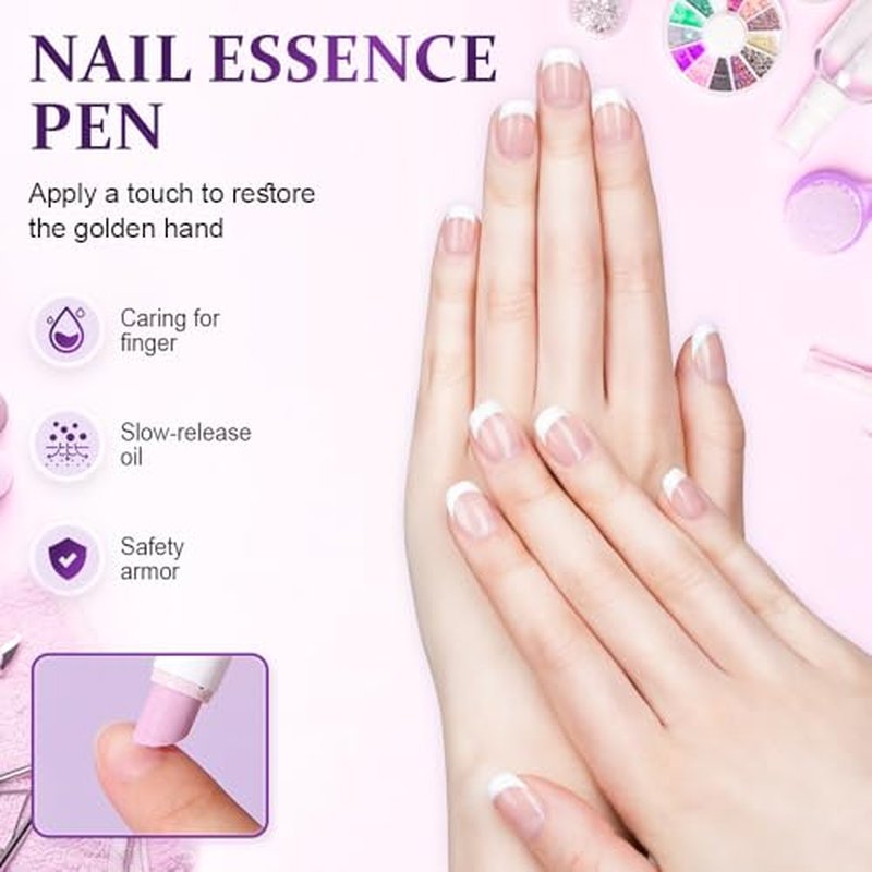 3-in-1 Nail Care Pen with Cuticle Oil & Pusher