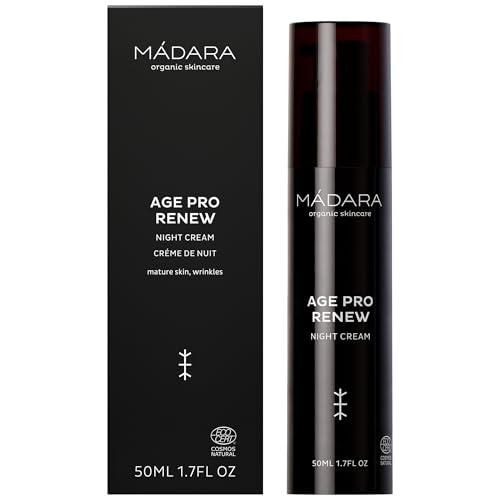 M?DARA AGE?PRO Renew Night Cream 50?ml ? Intensive Overnight Anti?Ageing Moisturiser with Hyaluronic Acid & Botanical Actives to Revitalise, Smooth and Restore Mature, Tired Skin
