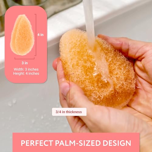 IMPRESA Facial Exfoliating Pads - 10 Pack Reusable Face Scrubber