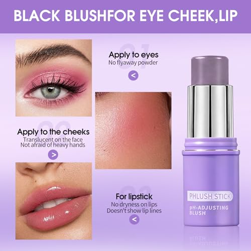 Temperature Color Changing Blush Stick - 2 Pack Multi-Use Makeup