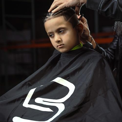 L3 Level 3 Black Cape for Barbers & Hair Stylists