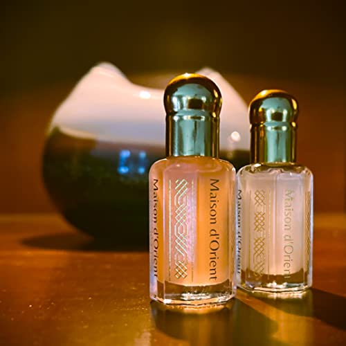 Maison d'Orient Tahara Collection 2x6mL Perfume Oil Set - Pink & White Musk for Women & Unisex
