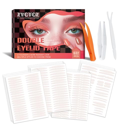 Invisible Eyelid Tape - 632 Pcs Ultra-Thin Double Eyelid Lifter Strips