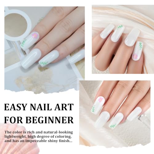 White Nail Dipping Powder (1 oz) - Long-Lasting French Manicure Powder