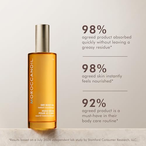 Moroccanoil Dry Body Oil 3.4oz with Argan, Olive & Avocado Oils — Signature Moroccan Fragrance