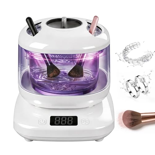 Ultrasonic Retainer Cleaner with UV Light & 4 Modes