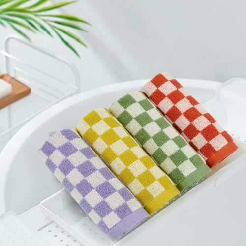 Jacquotha Cotton Washcloths 4-Pack, 13x13 Inch