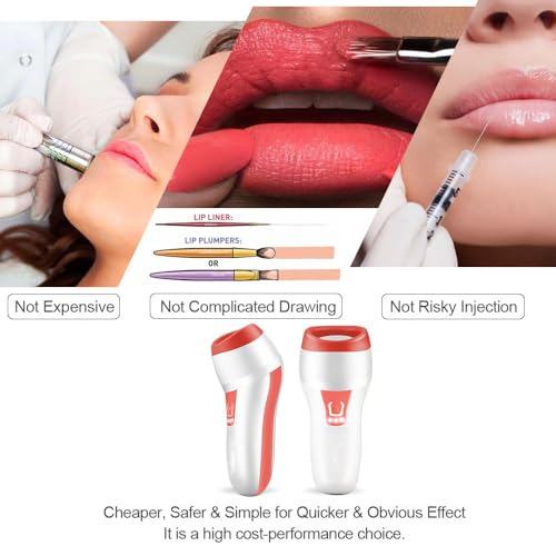 MEXITOP Lip Plumper Device - USB Rechargeable Fuller Lips