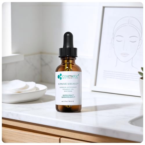 Supreme Serum CE ? Vitamin C Face Serum with Vitamin E & Hyaluronic Acid ? Antioxidant Rich Anti-Aging & Hydrating Formula ? 1 fl oz