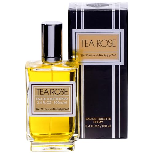 Tea Rose Eau de Toilette Spray for Women, 3.4 fl oz