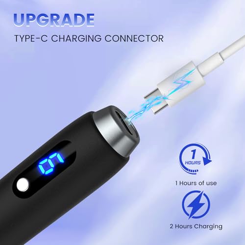 0.25mm Microneedle Derma Roller Pen - Micro Needle Roller Pen for Skin Tools for Men and Women Home Use