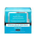 Neutrogena Neutrogena Hydroboost Facial Cleansing & Makeup Remover Wipes With Hyaluronic Acid, Twin Pack, 25 Ct, 25 count (Pack of 4)