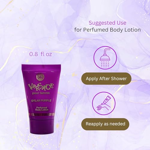 Versace Dylan Purple for Women 3-Piece Fragrance Set: EDP, Lotion & Gel