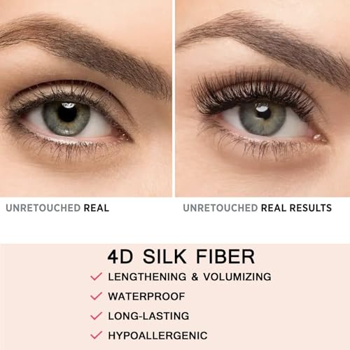 4D Silk Fiber Lash Mascara & Waterproof Eyeliner Set