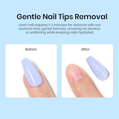 Beetles Non-Acetone Press-On Nail Glue Remover Kit with Cuticle Tool - 20ml