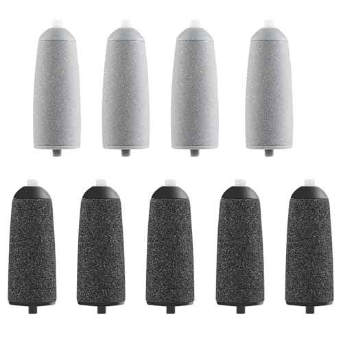 9 Pack Pedicures Replacement Heads, Electric Foot Callus Remover Roller Refills Include 5 Extra Coarse & 4 Regular Coarse Heads Compatible with ZABOUL/haootadiy (9 Pack 01)
