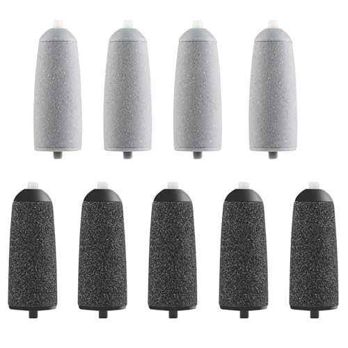9 Pack Pedicure Roller Heads for Electric Foot Callus Remover