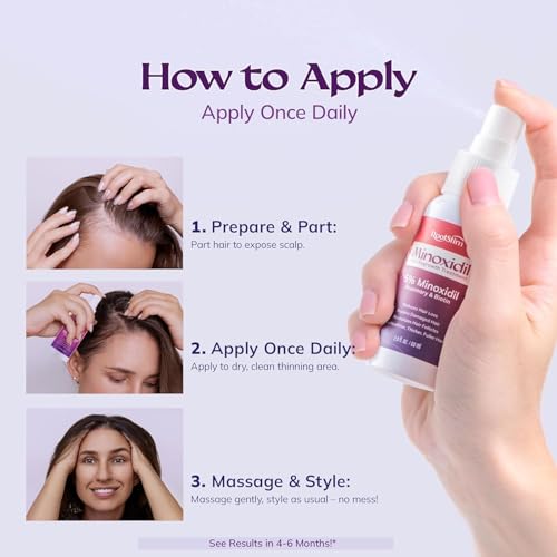 Women's 5% Minoxidil Spray for Hair Growth & Regrowth