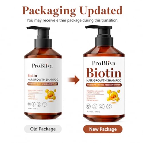 Biotin Hair Growth Shampoo for Thinning Hair - Strengthening & Volumizing - Sulfate-Free - 16.9 fl oz