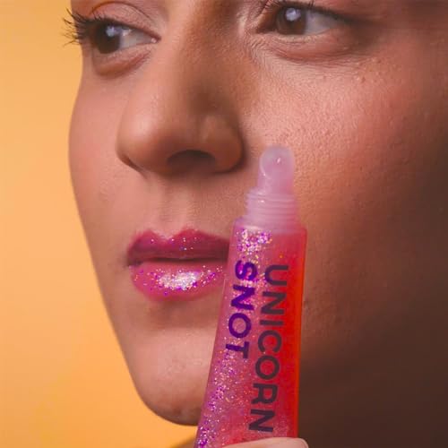 Unicorn Snot Holographic Glitter Lip Gloss – High-Shine Sparkle