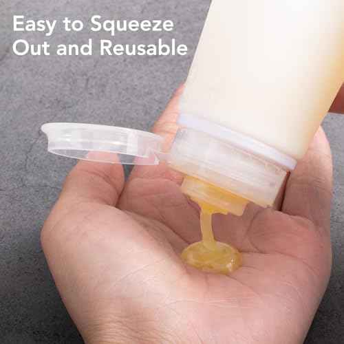 Valourgo TSA Approved 3.4oz Portable Toiletry Bottles, BPA Free Leak Proof Refillable Travel Accessories with Clear Toiletry Bag, Black, White