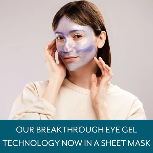 Patchology Hydrogel Face Mask with Retinol and Peptides Beauty Sleep - Gel Face Mask for women and men to reduce fine lines, and hydrate skin. 1 count. (Pack of 2)