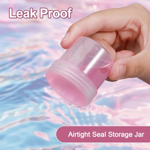 TSA Approved Travel Containers 3.4oz Wide Mouth, 4 Pack