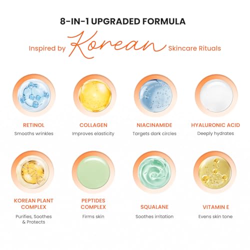 VELAMO ADVANCED Retinol Eye Stick: Plumping & Smoothing Under Eye Balm for Dark Circles, Puffiness & Wrinkles - Made in Korea, Upgraded Formula with Collagen, Niacinamide & Peptides 0.35 OZ/10g 3 Pcs