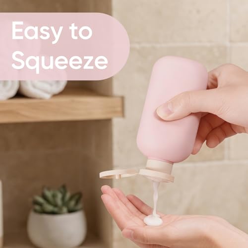 DEMORA 6.8oz Travel Bottles for Toiletries, Leak Proof, 4 Pack