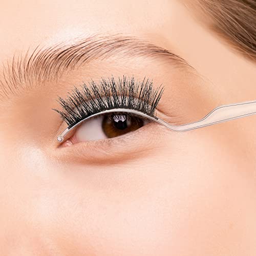 12 Pcs False Eyelash Display Sticks - Try-On Applicator Tool