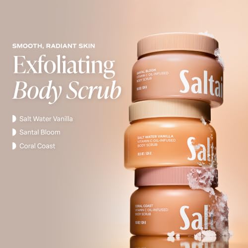 Saltair Vitamin C Body Scrub | Salt Water Vanilla, 18.5 oz