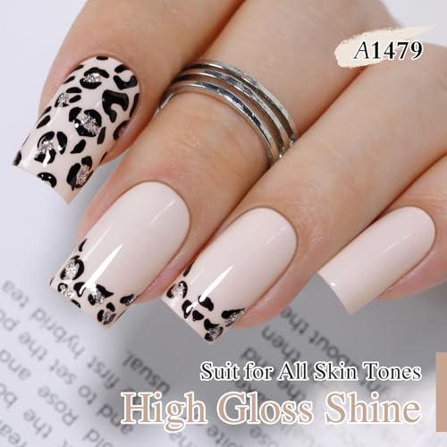 Double Rhythm Pink White 15ml Gel Polish - Pure Sheer Color, Soak-Off, DIY Salon Manicure
