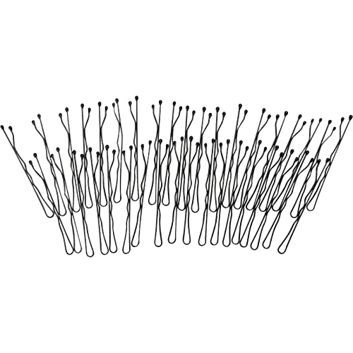 800 Pcs Black Hair Bobby Pins 2 Inch with Storage Box
