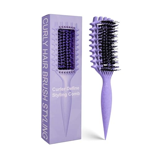 Curl Defining Brush for Detangling & Shaping Curly Hair