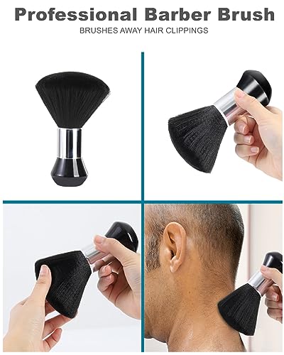 Kids Barber Cape with Neck Duster Brush - Dinosaur
