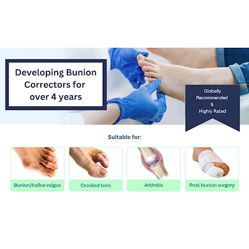 Caretras Bunion Corrector & Toe Straightener for Women & Men - Pain Relief & Comfort