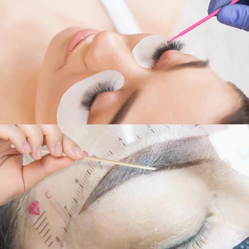 Micro Applicator Brushes & Cotton Swabs - 500 Pcs Precision Beauty Tools