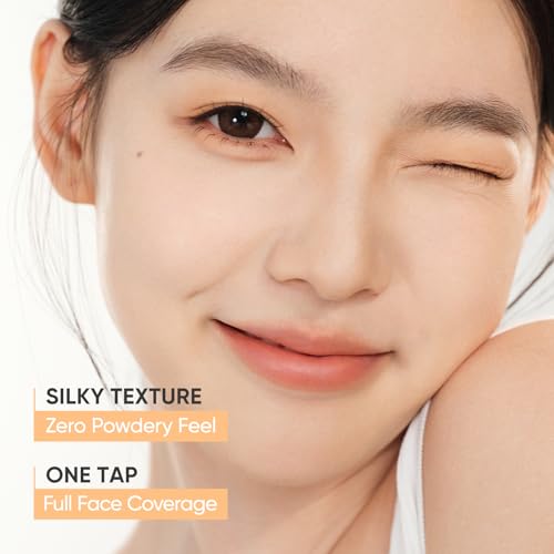 JUDYDOLL Velvet Matte Cushion Foundation - Full Coverage & Natural Glow (N10)