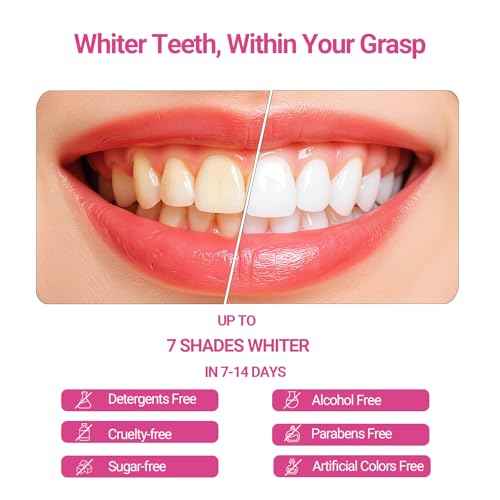 CALLSMILE Teeth Whitening Gel - Professional Strength Hydrogen Peroxide Formula, Tooth Stain Remover for White Teeth, Removes Tough Stains Coffee, Wine, Tea, Sensitive Teeth-Friendly, 2 oz Bottle