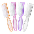 Heavy-Duty Nail Brush Set - 4 Pack Fingernail & Foot Scrubber