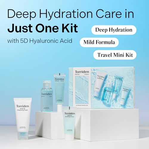 Torriden DIVE IN Trial Kit - Hyaluronic Acid Skincare Set