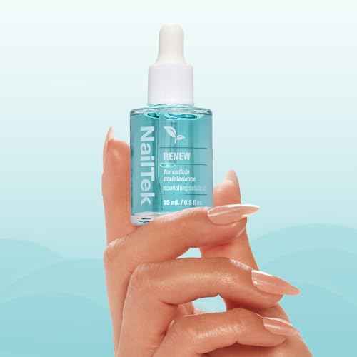 Nail Tek Renew Cuticle Oil ? Nourishing & Hydrating Cuticle Treatment, Moisturizing Nail Care, Softens Dry Cracked Cuticles, Promotes Healthy Nails Growth, 0.5 fl oz