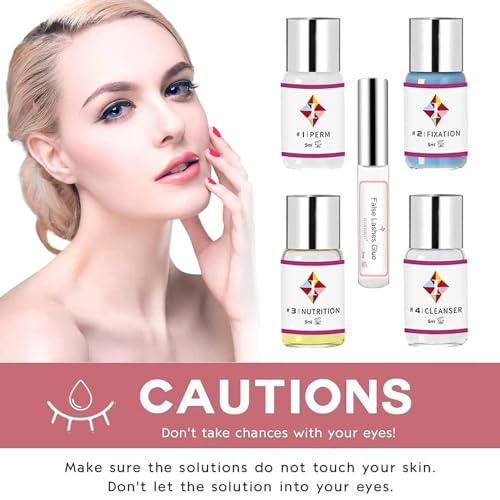 2025 Upgraded Lash Lift Kit, Eyelash Perm Kit, Professional Curling Lash Extension kit, Semi-Permanent Curling Perming Wave Suitable for Salon & Home Use