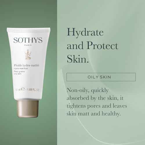 SOTHYS Hydra-Matt Fluid | Matte Face Moisturizer for Women | Daily Hydration with Niacinamide | For Combination to Oily Skin