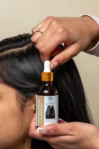 Organic Hair Growth Oil - Amla, Blackseed & Castor, 2 oz