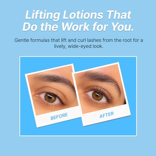 Korean Lash Lift Lotion - Eyebrow Lamination Eyelash Perm Home & Professional Use Eyelash Lift Lash Perm Brow Lamination