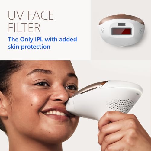 Philips IPL Hair Removal Device for Face & Body, Permanent, Painless, Skin Sensors